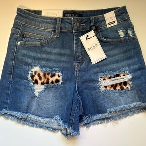 Leopard Judy Blue Shorts